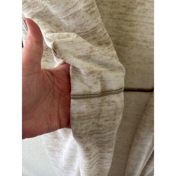 Intimatley Free People Cozy Cool Girl Long Line Cardigan Beige Tan - Picture 7 of 9